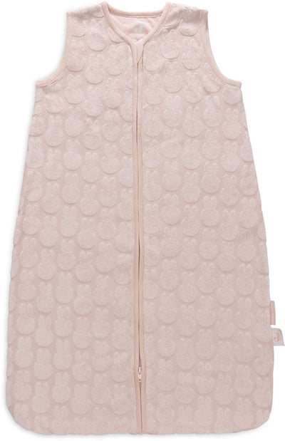 Jollein x Miffy - sacco nanna estivo in jersey 90 cm - miffy jacquard spugna rosa selvatica - sacco nanna estivo