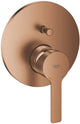 Grohe lineare new kit installazione miscelatore vasca – incasso – deviatore 2 vie – Silkmove 46mm – spazzolato warm Sunset
