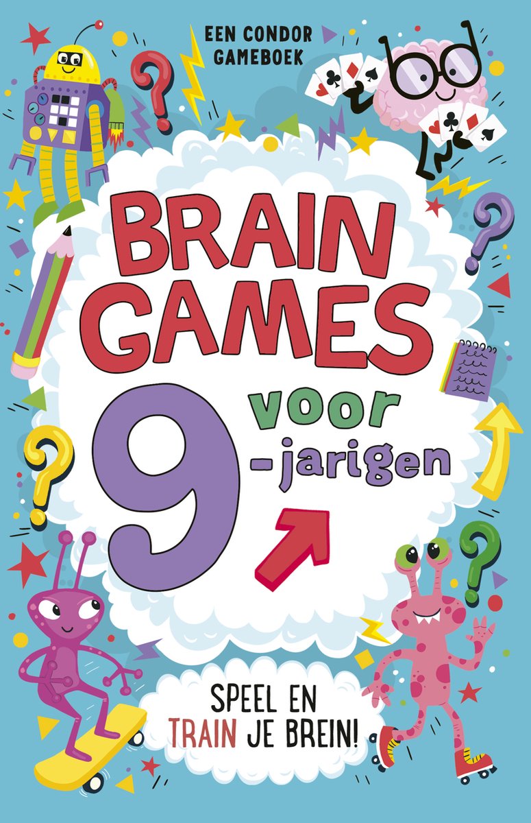 Libro de juegos mentales de Wpg Publishers para niños de 9 años