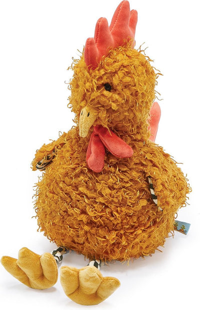 Peluche coniglietti della baia randy de haan - animale di peluche - dettagli ricamati - 42 cm - marrone