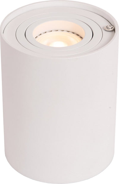 Lucide tube - lampada da tavolo - ø 9.6 cm - led 3 stepdim - gu10 - 1x5w 2700k - bianco