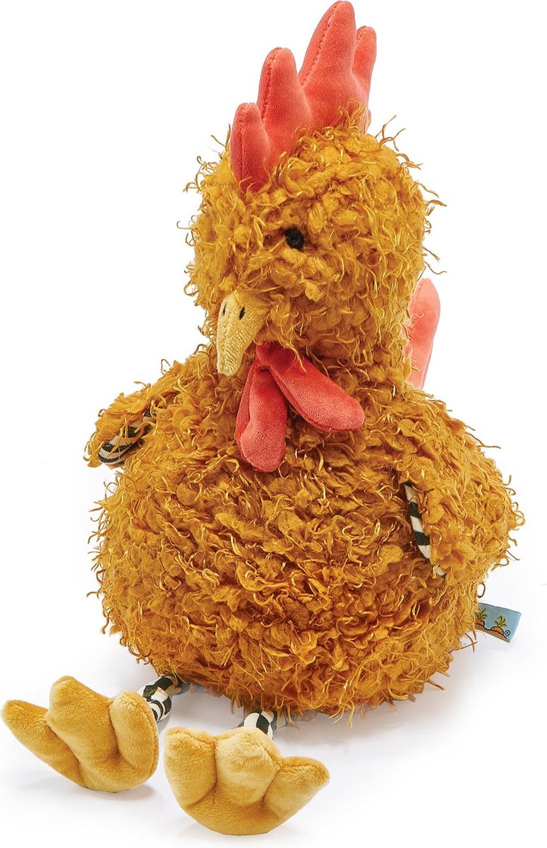 Peluche coniglietti della baia randy de haan - animale di peluche - dettagli ricamati - 42 cm - marrone