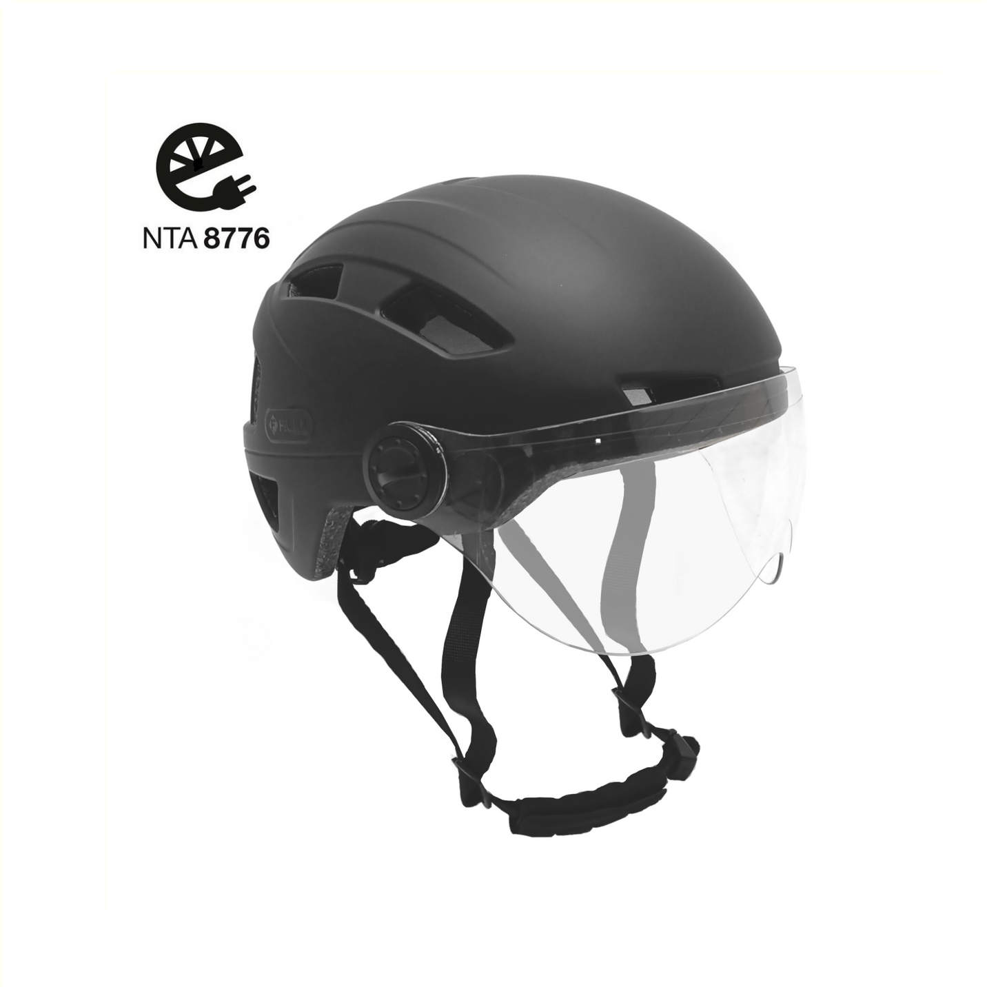 helm vizier 61-63 cm matzwart maat XL