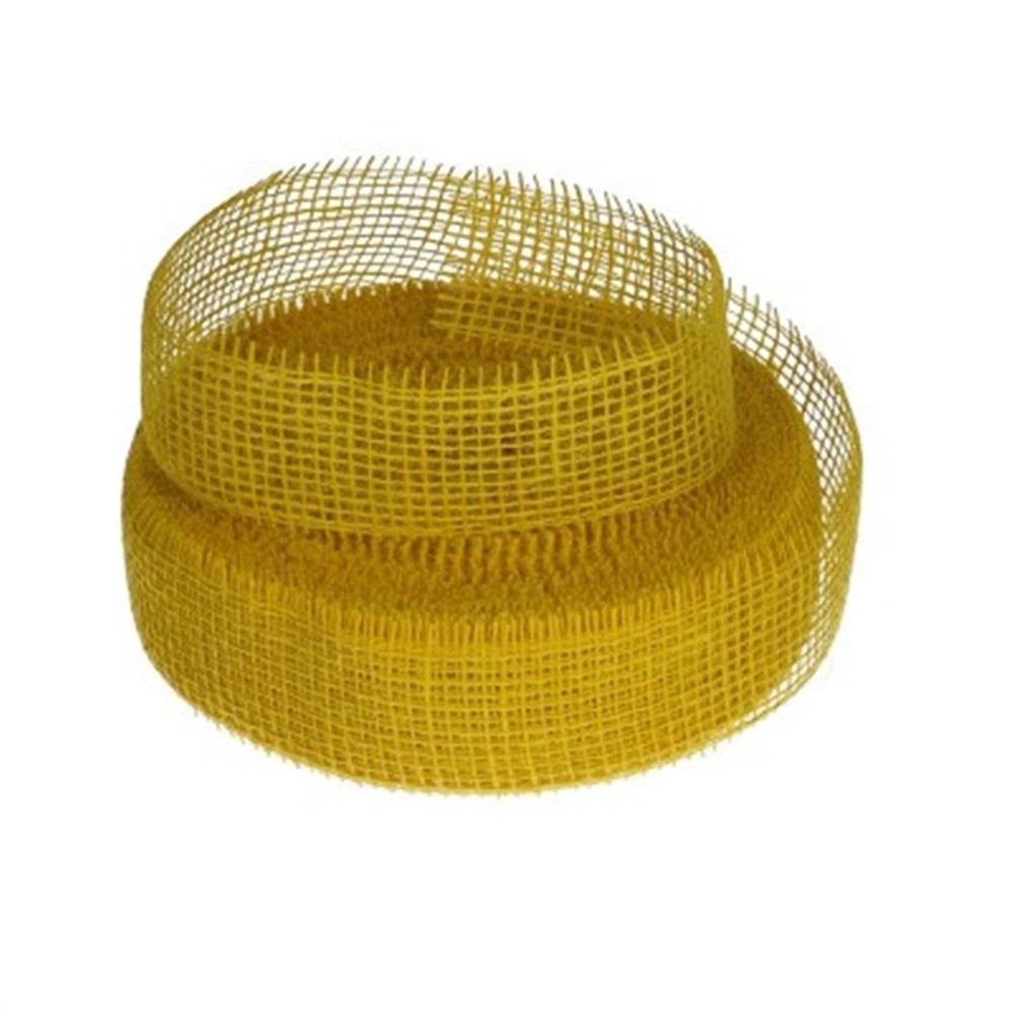 Nastro di iuta naturale vivente HBx 400x5 cm giallo