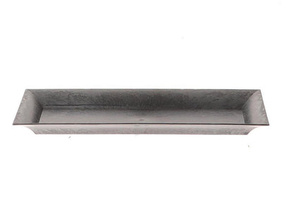 Hbx natural living tray melamine 36x17xh2.5cm gray