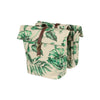 Basil Ever-Green dubbele fietstas, gerecycled PET, waterkerende vouwsluiting, unisex, fiets, sandshell beige