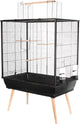 Zolux gabbia per uccelli neo darwin - recinti per uccelli - nera - 78 x 48 x 112 cm