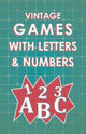 Vintage games with letters and numbers