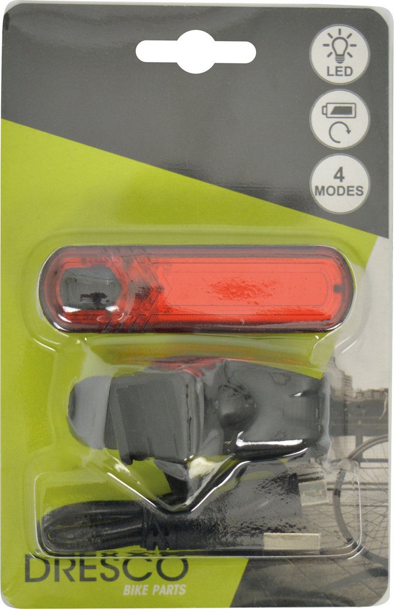 Luz trasera Dresco LED cob recargable