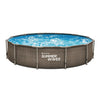 Onde estive piscina telaio attivo 366 x 76 cm Doppia rattan + pompa filtro