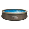 Summer waves opblaasbaar zwembad rond - ⌀366 x 76 cm - zwembaden - inclusief filterpomp - zwembadpomp - filterpatroon