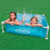 Piscina para niños con marco azul