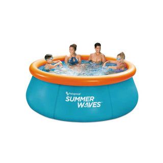 Summer Waves Swimming Pool Deluxe Quick Set 3d 244x76 cm + 2 Gases de buceo 3D