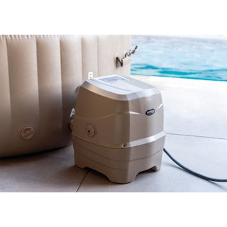 Intex purespa jacuzzi massaggio a bolle 4 pers. 196 cm + vela di copertura efficiente dal punto di vista energetico