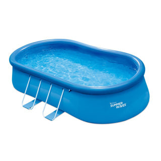 Onde estive piscina set rapido set ovale 457 x 305 x 107 cm + pompa filtro