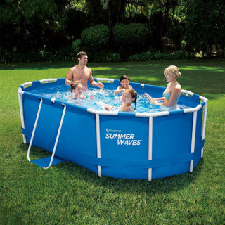 Piscina onde estive telaio ovale attivo 300 x 200 x 84 cm + pompa filtro