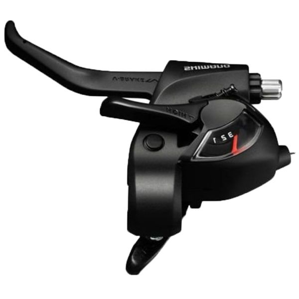 Shimano Versteller (a sinistra) con leva del freno a 3 velocità ST-TX800 2-conta nere