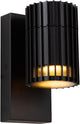 Lucide timbala - faretto da parete interno esterno - 1xgu10 - ip44 - nero | essenziale