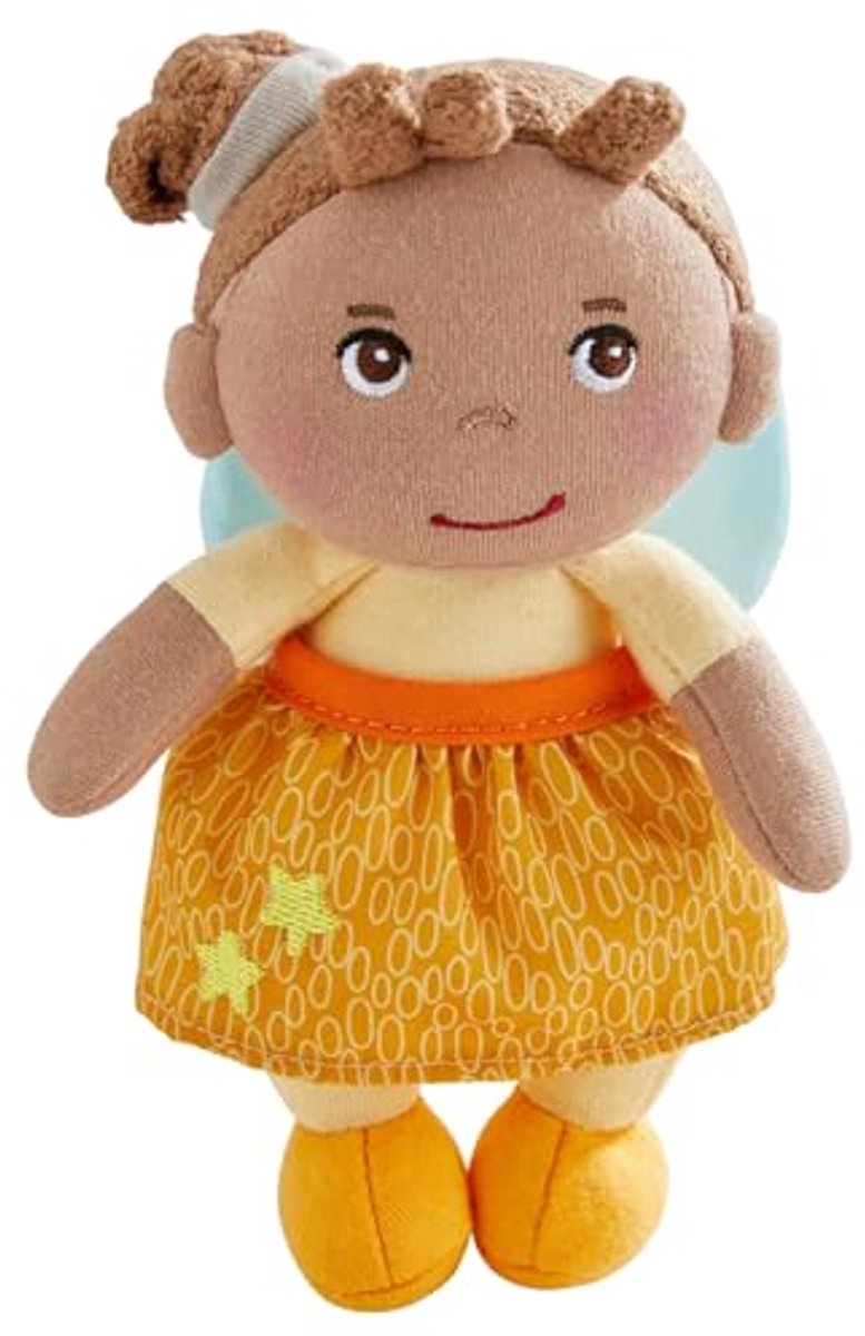 Haba muñeco de peluche ángel de la guarda acebo 15 cm - muñeco suave para bebés.