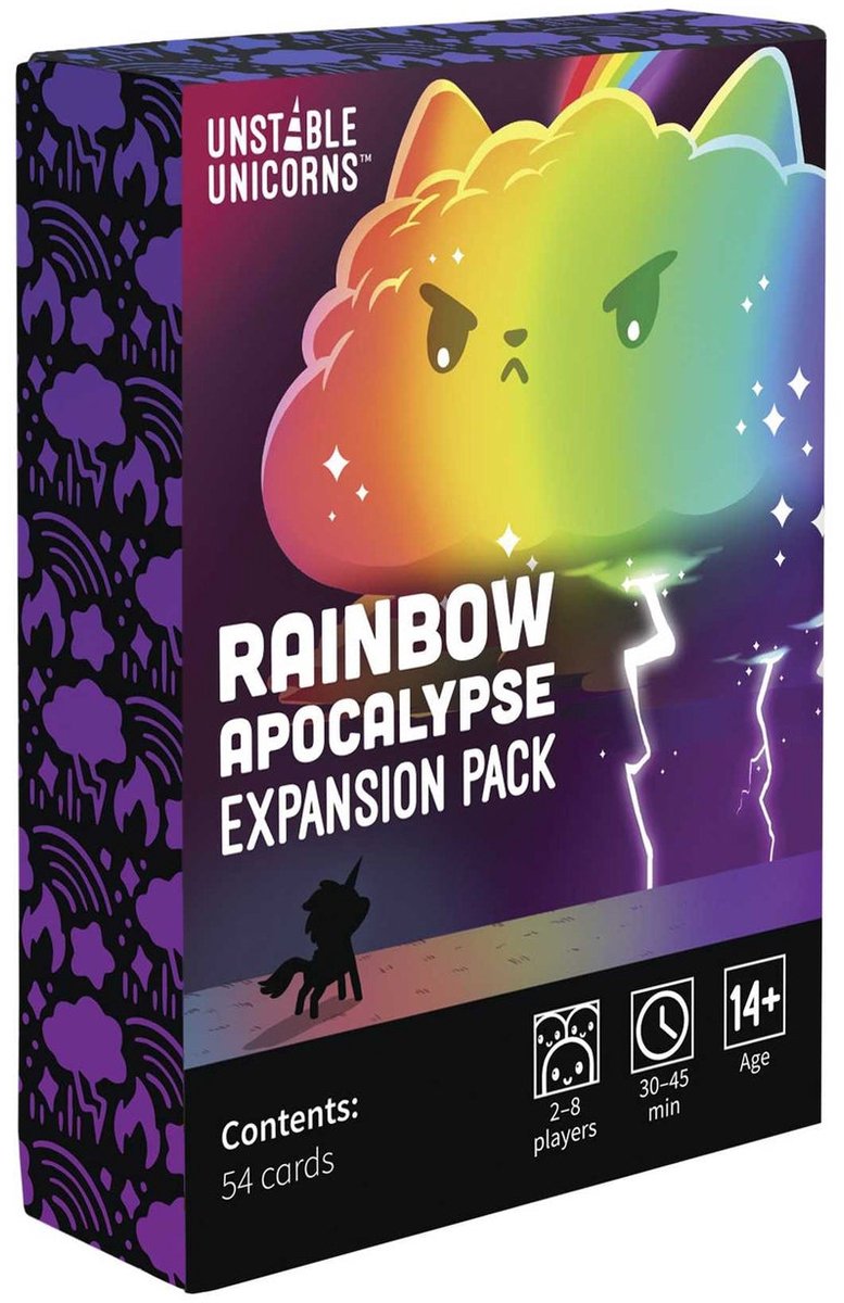 Espansione Teeturtle unicorni instabili arcobaleno apocalisse - gioco di carte inglese