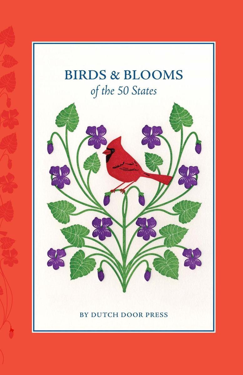 Aves y flores de los 50 estados.