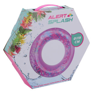 Alert splash zwemband veren multicolor 119 cm | 2 stuks