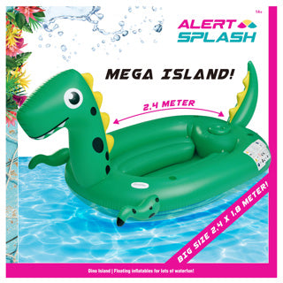 Alerta de alerta Mega Inflable Island 240x180 cm