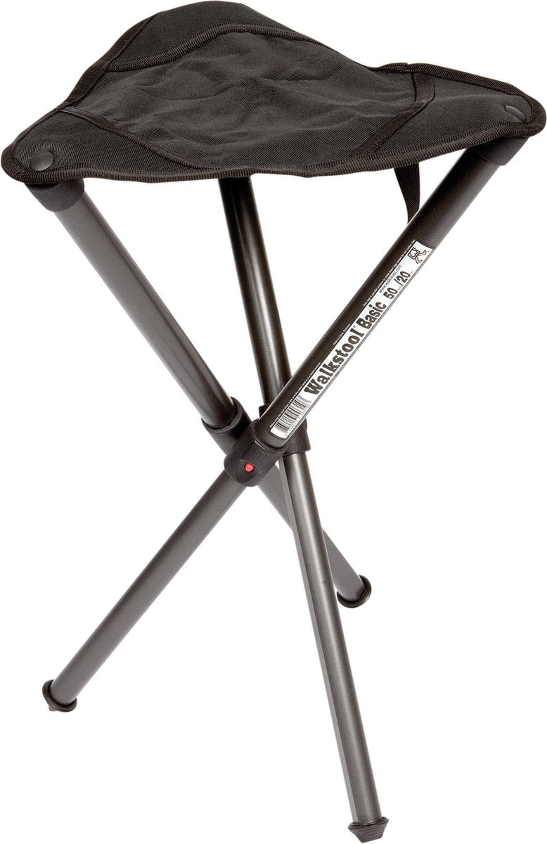 Walkstool 3-poots krukje - basic 50cm - verstelbaar - antraciet