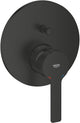 Grohe lineare nuovo attacco miscelatore vasca – deviatore 2 vie – Silkmove – nero opaco