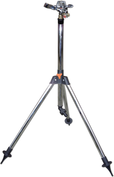 Bradas ch-2302 serie 90 - aspersor de pulsación sobre trípode - 90 cm - trípode de metal - cabeza cubierta de musgo