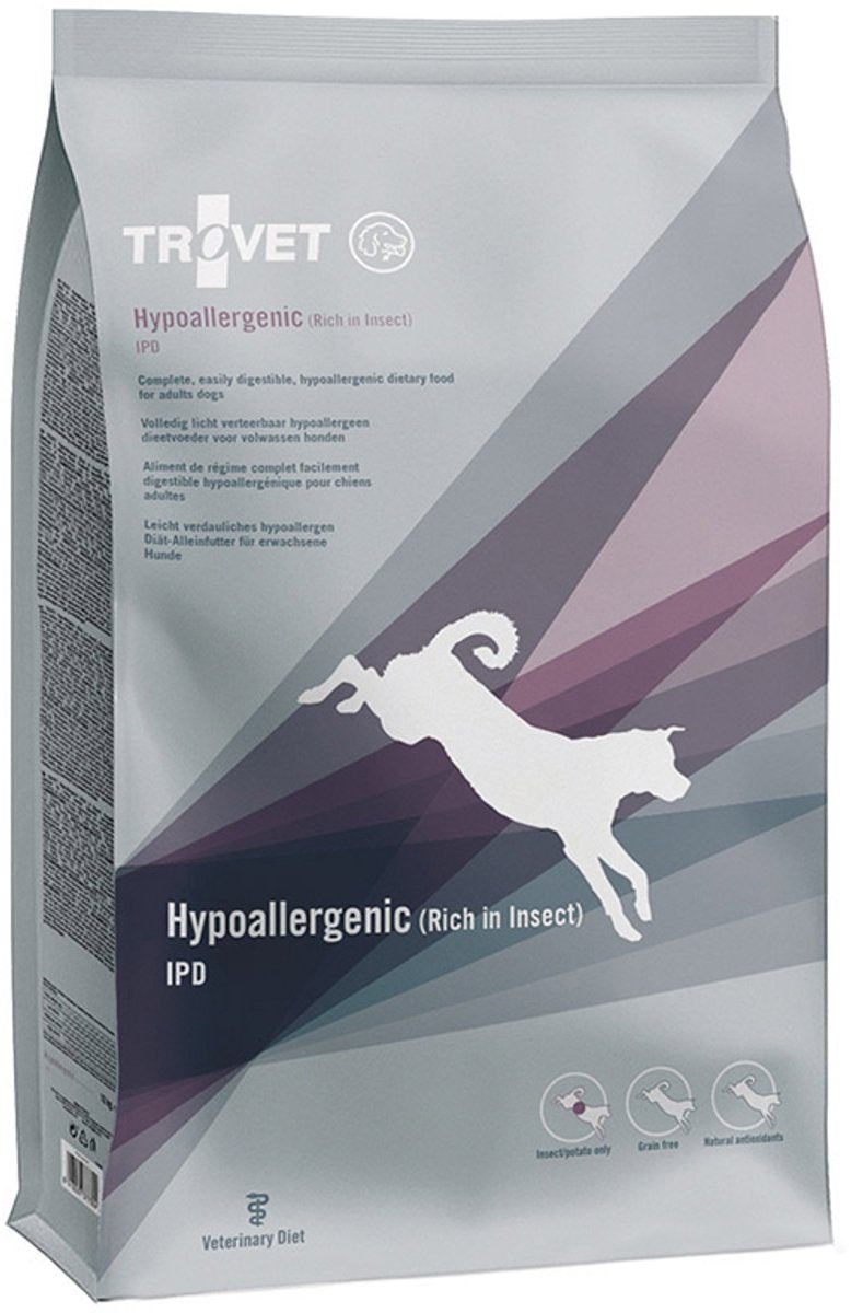 Trovet hypoallergenic ipd (insect) hond - 3 kg