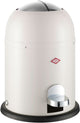 Wesco mini master cosmetica-emmer in de kleur mat zand, gepoedercoat staalplaat, inhoud 6 liter, kunststof binnenemmer, voetpedaal