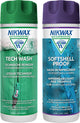 Nikwax tech wash softshellproof, limpieza e impregnación para softshell 300ml