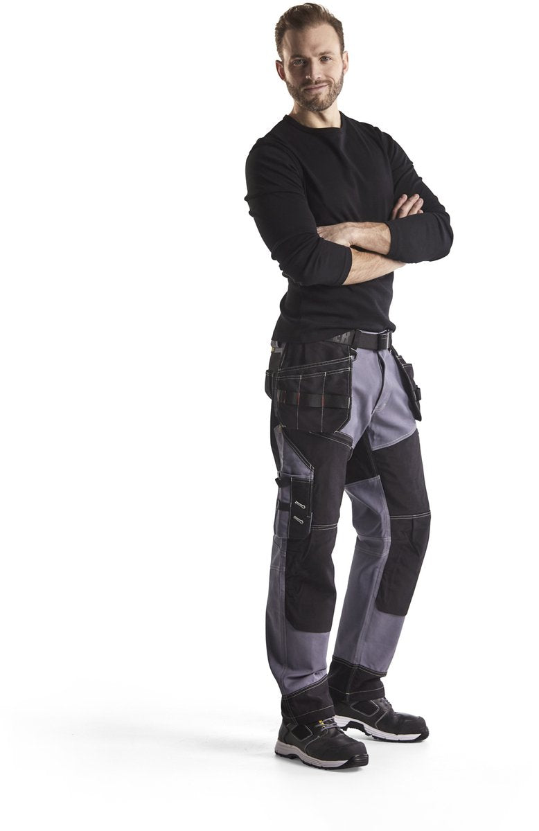 Blåkläder pantaloni da lavoro blaklader x1500 1500-1370 - grigio nero - c56
