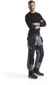 Blåkläder pantaloni da lavoro blaklader x1500 1500-1370 - grigio nero - c56