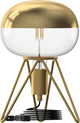 Trípode para lámpara de mesa Calex - industrial - casquillo E27 - dorado - excl. fuente de luz