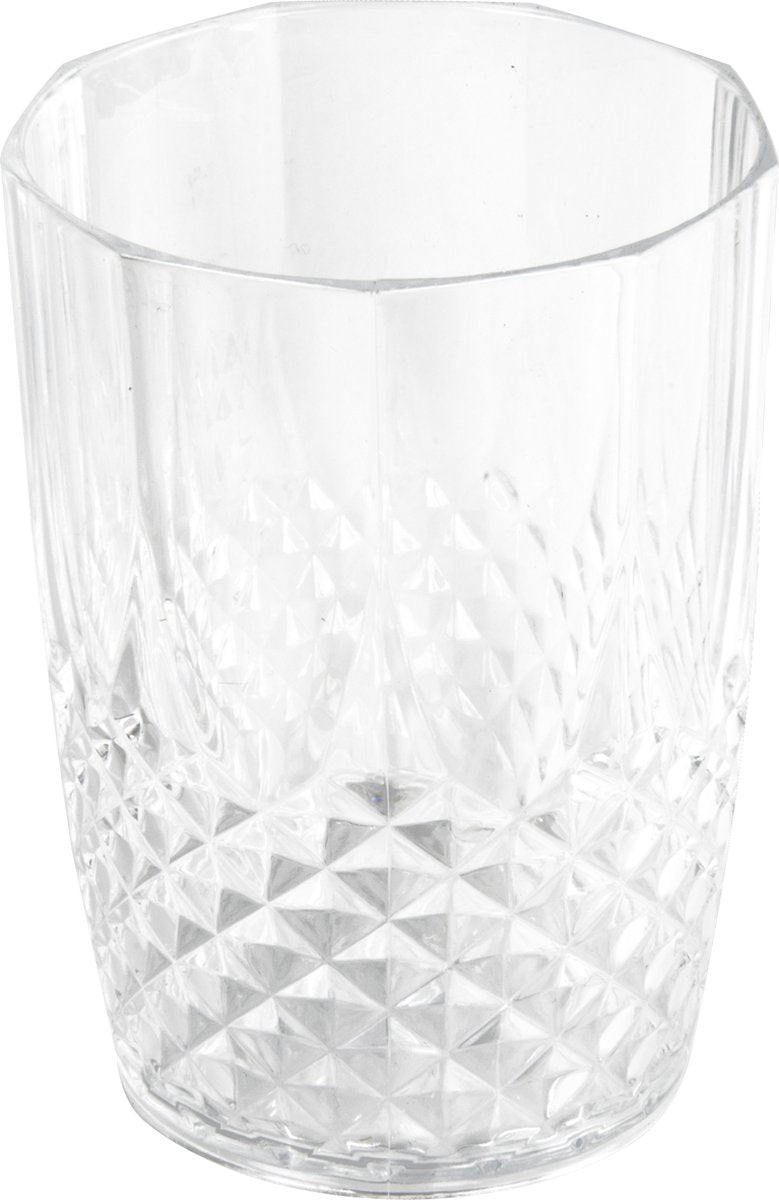 Alpina bicchieri acqua set 6 pezzi - bicchieri effetto cristallo 400ml - bicchieri sostenibili per acqua, bibite e cocktail - vetro