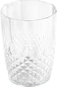 Alpina bicchieri acqua set 6 pezzi - bicchieri effetto cristallo 400ml - bicchieri sostenibili per acqua, bibite e cocktail - vetro