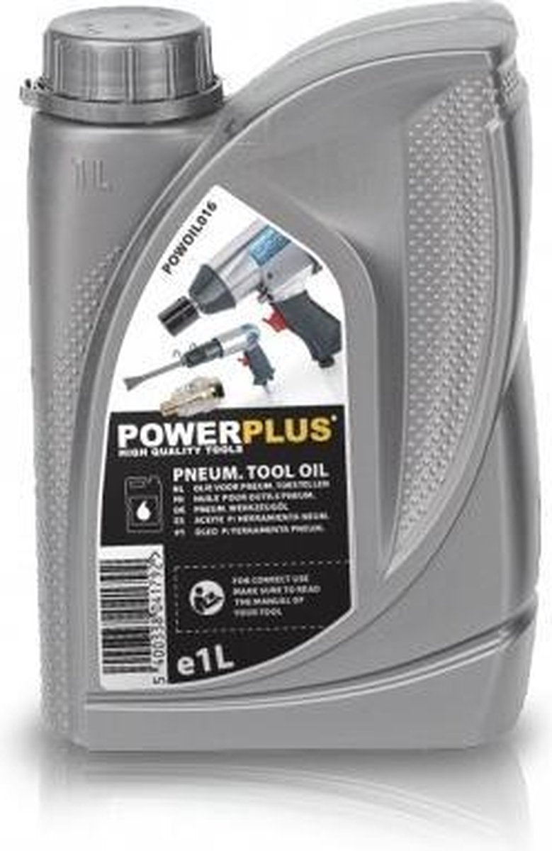 Olio pneumatico Powerplus powoil016 | 1 litro di olio per macchine pneumatiche