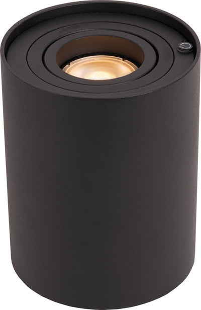 Lucide tube - lampada da tavolo - ø 9.6 cm - led 3 stepdim - gu10 - 1x5w 2700k - nero