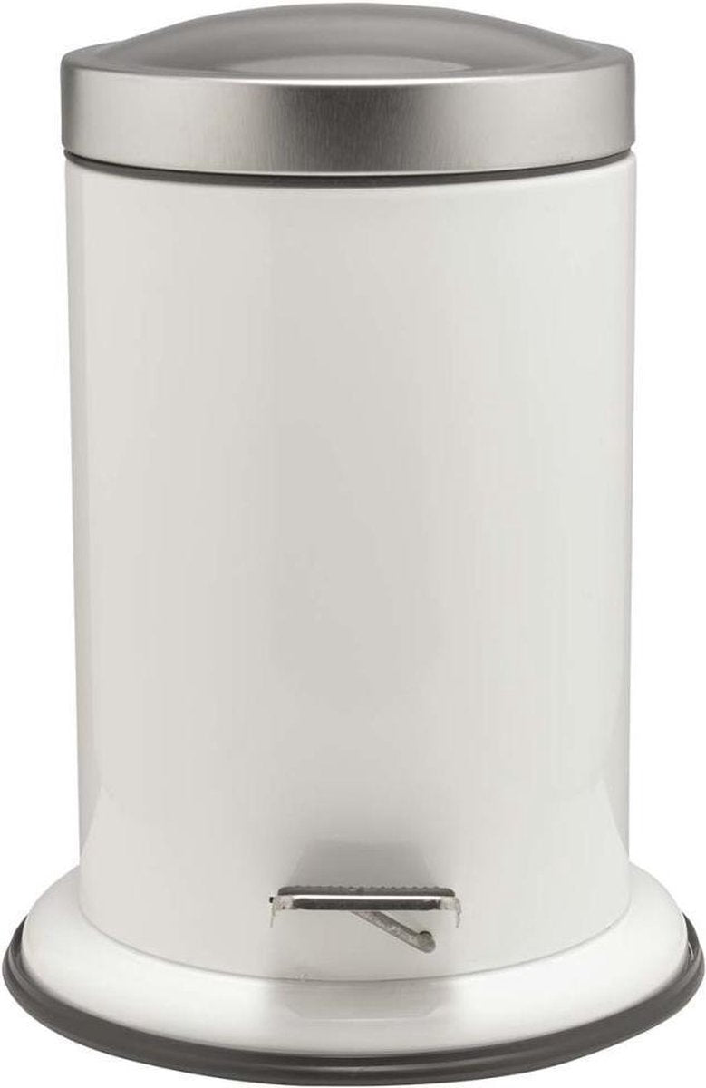 Sealskin acero - pedaalemmer - 3 liter vrijstaand - wit