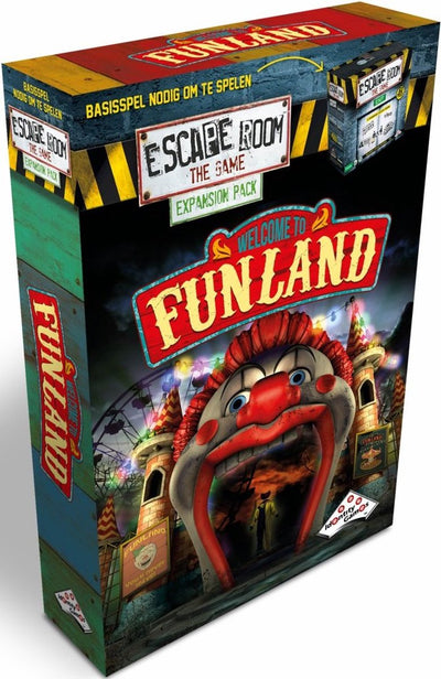 Juegos de identidad escape room el conjunto de expansión del juego bienvenido a funland - acertijo