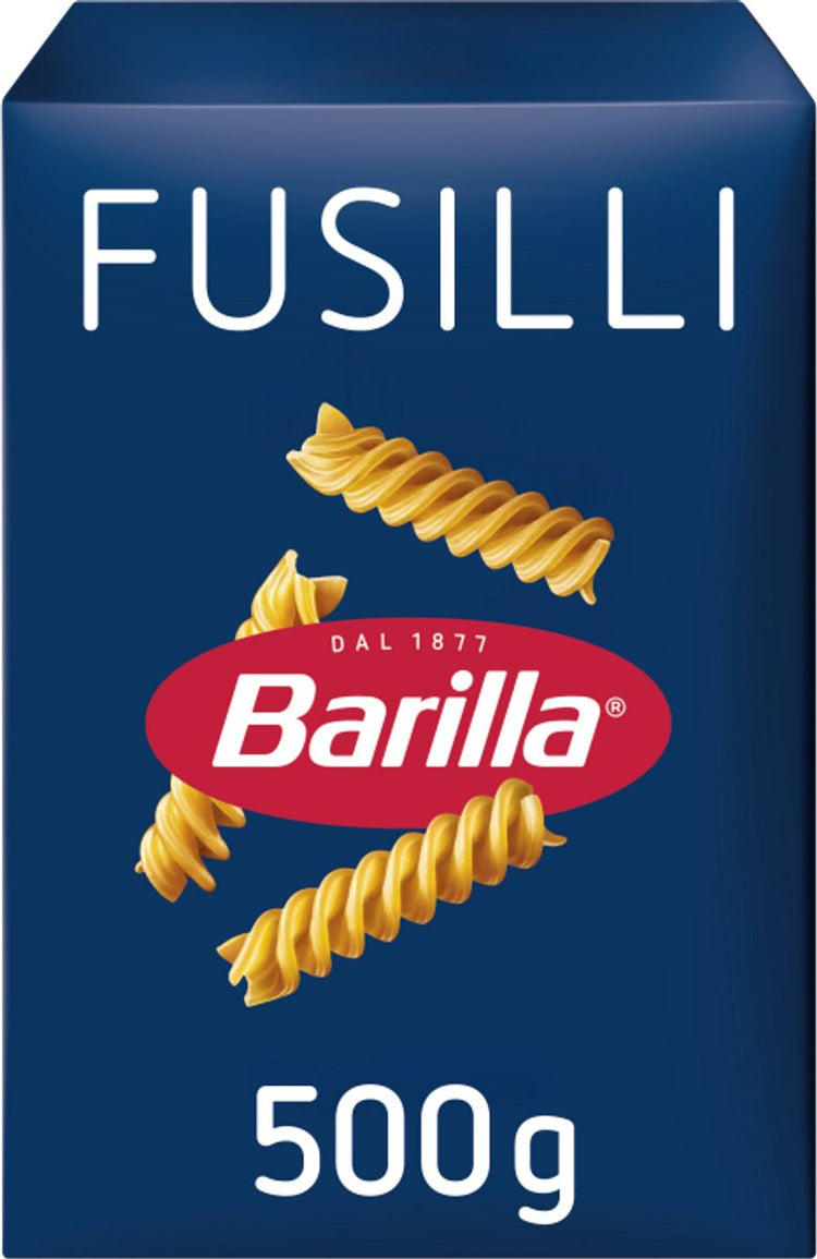 Barilla fusilli - tradicional italiano - pasta - 6 x 500g