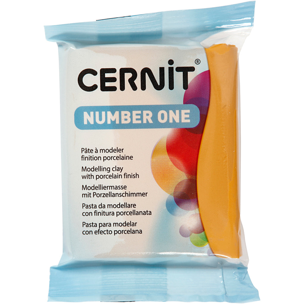 Creative Company Cernit Mountain Klei Yellow Ocher, 56 grammi