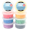 Arcilla foamizada grande, varios colores, 8x20 gr 1 caja