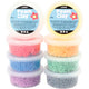 Arcilla foamizada grande, varios colores, 8x20 gr 1 caja