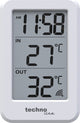 Technoline thermometer ws 9172 70x110x22mm wit met 1 buitensensor 100m