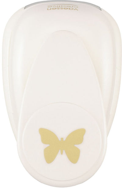 Vaessen creative pons - figuurpons - vlinder - 3 x 4 cm