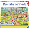 Ravensburger - Puzzle Un giorno allo zoo 2x24 pezzi