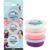 Foam clay ®, glitter, metallizzato, rosa, viola, bianco, 3x14 gr 1 scatola